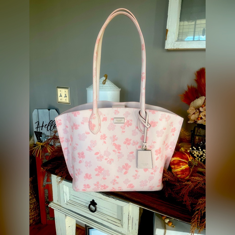 Kate Spade Pink Floral Tote